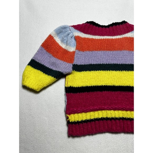 Free People Foxy Stripe Sweater Pullover - Size XS Wool Blend Extra Small EUC - Picture 7 of 13